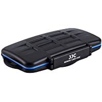 JJC Estuche Impermeable para 36 Ranura Tarjetas de memorias: 18 x Tarjetas Micro SD SDHC SDXC + 12 x Tarjetas SD + 6 x…